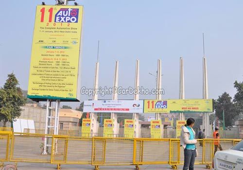 Students showcase ATV at BAJA SAE India Stall at Auto Expo 2012